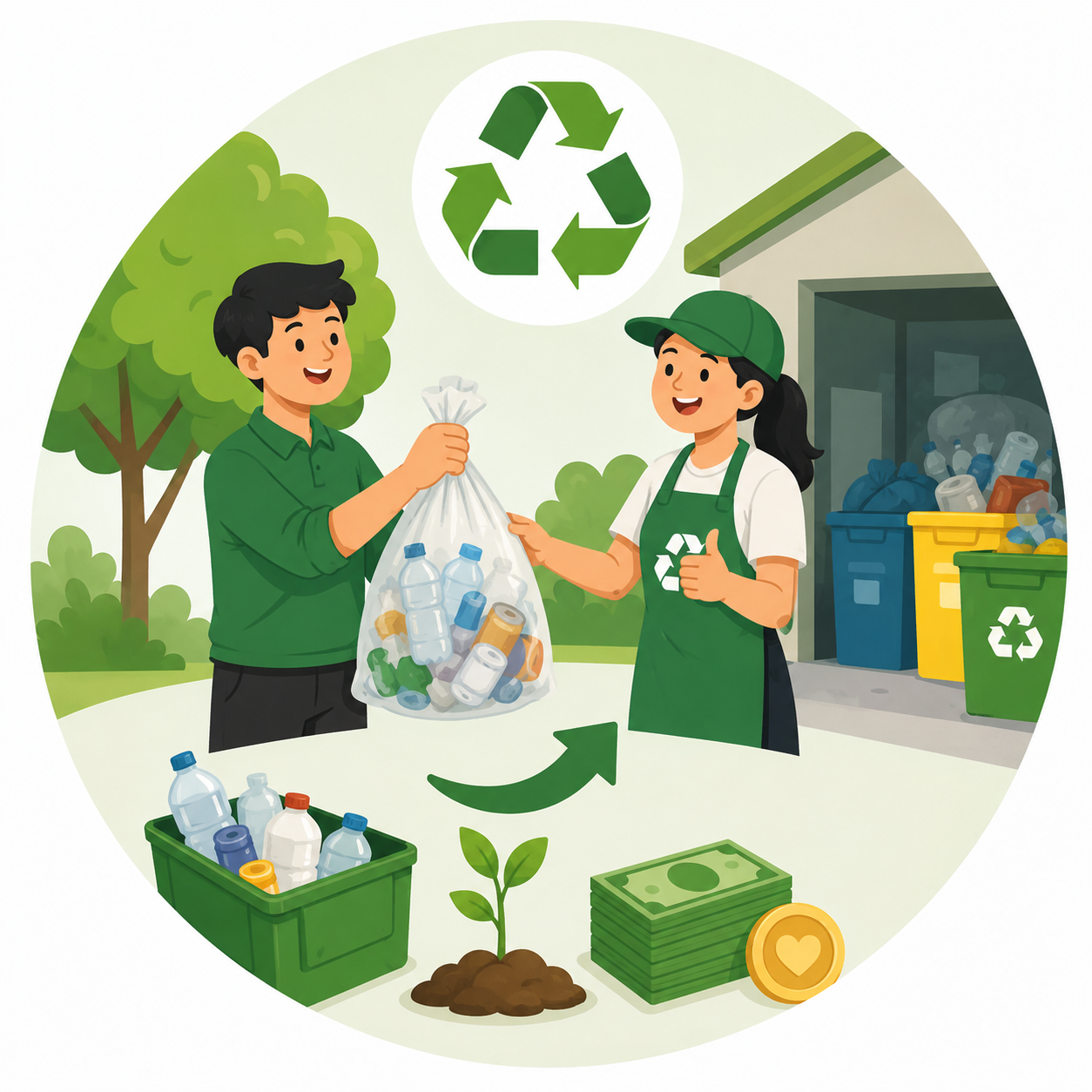 Ilustrasi Bank Sampah